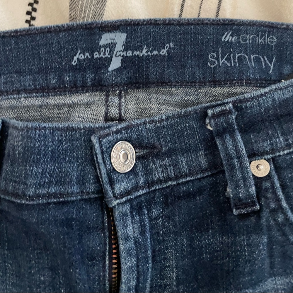 7 for all mankind ankle skinny Jean